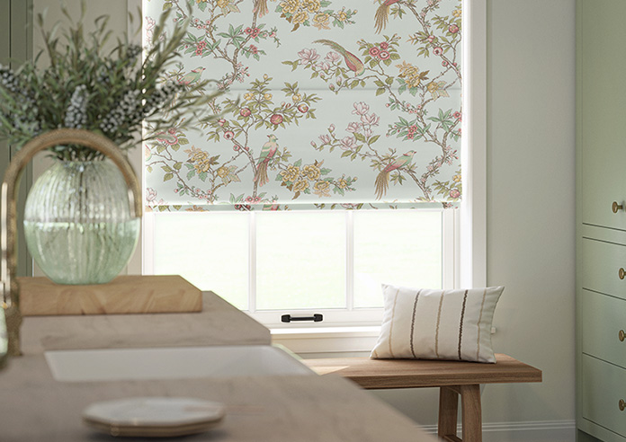 Orientalis, Duck Egg - Roman Blind - Image 5